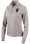 Main image for Antigua Montana Grizzlies Womens Oatmeal Action 1/4 Zip Pullover