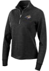 Main image for Antigua Montana State Bobcats Womens Black Action 1/4 Zip Pullover