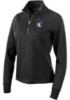 Main image for Womens Northwestern Wildcats Black Antigua Action 1/4 Zip Pullover