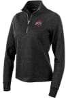 Main image for Antigua Ohio State Buckeyes Womens Black Action 1/4 Zip Pullover