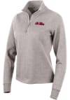Main image for Antigua Ole Miss Rebels Womens Oatmeal Action 1/4 Zip Pullover
