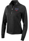 Main image for Antigua SMU Mustangs Womens Black Action 1/4 Zip Pullover