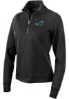Main image for Antigua Tulane Green Wave Womens Black Action 1/4 Zip Pullover