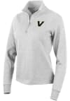 Main image for Antigua Vanderbilt Commodores Womens Grey Action 1/4 Zip Pullover