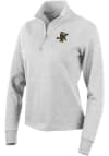 Main image for Antigua Vermont Catamounts Womens Grey Action 1/4 Zip Pullover
