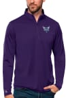 Main image for Antigua Charlotte Hornets Mens Purple Tribute Long Sleeve 1/4 Zip Pullover
