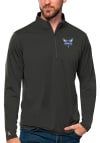 Main image for Antigua Charlotte Hornets Mens Grey Tribute Long Sleeve 1/4 Zip Pullover