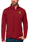 Main image for Antigua Denver Nuggets Mens Red Tribute Long Sleeve Qtr Zip Pullover