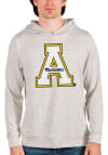 Main image for Antigua Appalachian State Mountaineers Mens Oatmeal Absolute Long Sleeve Hoodie