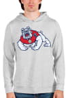 Main image for Antigua Fresno State Bulldogs Mens Grey Absolute Long Sleeve Hoodie