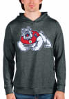 Main image for Antigua Fresno State Bulldogs Mens Charcoal Absolute Long Sleeve Hoodie