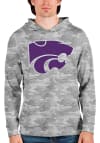 Main image for Antigua K-State Wildcats Mens Green Absolute Long Sleeve Hoodie