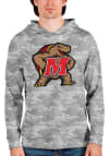 Main image for Antigua Maryland Terrapins Mens Green Absolute Long Sleeve Hoodie