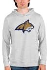 Main image for Antigua Montana State Bobcats Mens Grey Absolute Long Sleeve Hoodie