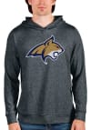 Main image for Antigua Montana State Bobcats Mens Charcoal Absolute Long Sleeve Hoodie