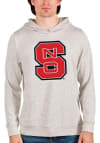 Main image for Antigua NC State Wolfpack Mens Oatmeal Absolute Long Sleeve Hoodie