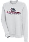 Main image for Antigua Gonzaga Bulldogs Womens Grey Action Crew Sweatshirt