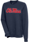 Main image for Antigua Ole Miss Rebels Womens Navy Blue Action Crew Sweatshirt
