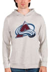 Main image for Antigua Colorado Avalanche Mens Oatmeal Absolute Long Sleeve Hoodie