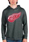 Main image for Antigua Detroit Red Wings Mens Charcoal Absolute Long Sleeve Hoodie