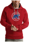 Main image for Antigua Chicago Cubs Mens Red Victory Long Sleeve Hoodie