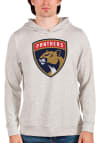 Main image for Antigua Florida Panthers Mens Oatmeal Absolute Long Sleeve Hoodie