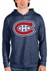 Main image for Antigua Montreal Canadiens Mens Navy Blue Absolute Long Sleeve Hoodie