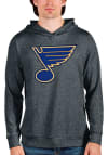 Main image for Antigua St Louis Blues Mens Charcoal Absolute Long Sleeve Hoodie