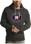 Main image for Antigua Houston Astros Mens Charcoal Victory Long Sleeve Hoodie