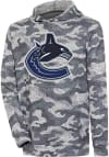 Main image for Antigua Vancouver Canucks Mens Grey Absolute Long Sleeve Hoodie