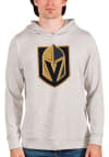 Main image for Antigua Vegas Golden Knights Mens Oatmeal Absolute Long Sleeve Hoodie