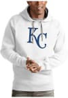 Main image for Antigua Kansas City Royals Mens White Victory Long Sleeve Hoodie