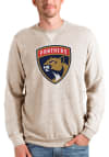Main image for Antigua Florida Panthers Mens Oatmeal Reward Long Sleeve Crew Sweatshirt