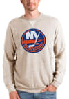 Main image for Antigua New York Islanders Mens Oatmeal Reward Long Sleeve Crew Sweatshirt