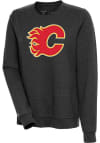 Main image for Antigua Calgary Flames Womens Black Action Crew Sweatshirt