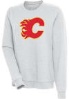 Main image for Antigua Calgary Flames Womens Grey Action Crew Sweatshirt