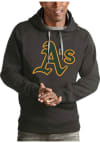 Main image for Antigua Oakland Athletics Mens Charcoal Victory Long Sleeve Hoodie