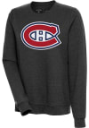 Main image for Antigua Montreal Canadiens Womens Black Action Crew Sweatshirt