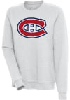 Main image for Antigua Montreal Canadiens Womens Grey Action Crew Sweatshirt