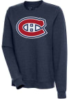 Main image for Antigua Montreal Canadiens Womens Navy Blue Action Crew Sweatshirt