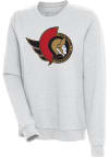 Main image for Antigua Ottawa Senators Womens Grey Action Crew Sweatshirt