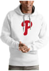 Main image for Antigua Philadelphia Phillies Mens White Victory Long Sleeve Hoodie