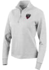 Main image for Antigua DC United Womens Grey Action 1/4 Zip Pullover