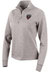 Main image for Antigua DC United Womens Oatmeal Action 1/4 Zip Pullover