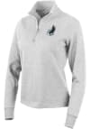 Main image for Antigua Minnesota United FC Womens Grey Action 1/4 Zip Pullover