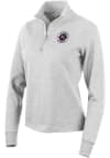 Main image for Antigua New England Revolution Womens Grey Action 1/4 Zip Pullover