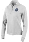 Main image for Antigua New York City FC Womens Grey Action 1/4 Zip Pullover