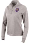 Main image for Antigua Orlando City SC Womens Oatmeal Action 1/4 Zip Pullover