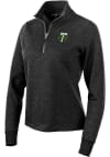 Main image for Antigua Portland Timbers Womens Black Action 1/4 Zip Pullover