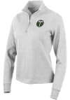 Main image for Antigua Portland Timbers Womens Grey Action 1/4 Zip Pullover